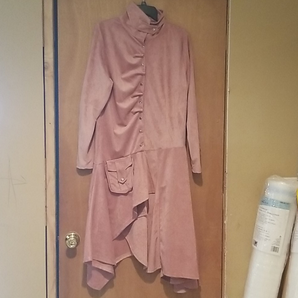 Suede coat